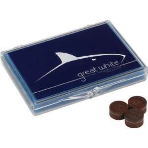  Great White by Tiger Pool Cue Tips (Box of 12)