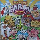LIFE ON THE FARM Puzzle Board Game, Preschool Edition, No Reading 