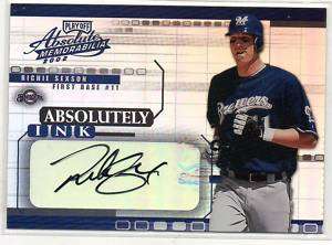 2002 Absolute Absolutely Ink RICHIE SEXSON Auto #46  