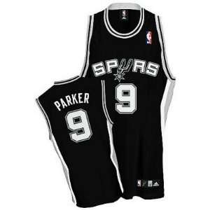 San Antonio Spurs #9 Tony Parker Black Jersey  Sports 