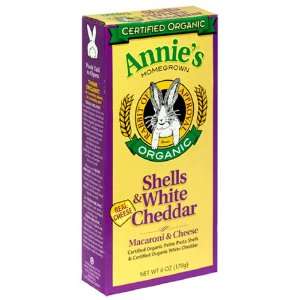 Annies Homegrown Organic Shells & White Cheddar   3 pk.  