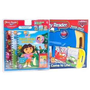  Story Reader with Disney Cars Storybook and 3 Nickelodeon 