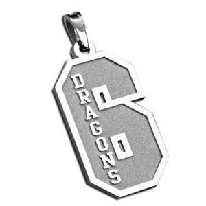  Personalized Jersey Single Number Pendant Jewelry