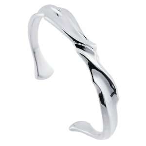  Handcrafted Argentium Silver Cuff Bracelet 11.5mm Jewelry