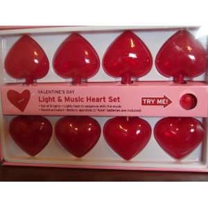   Valentines Day Light & Music Heart Shaped Light Set