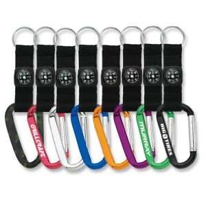  Carabiner with Compass   300 Pcs. Custom Imprinted with 