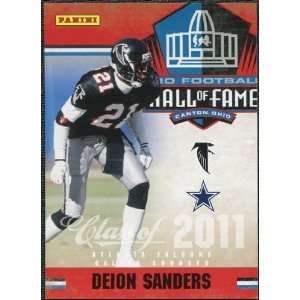   Timeless Treasures Hall of Fame #8 Deion Sanders Sports Collectibles
