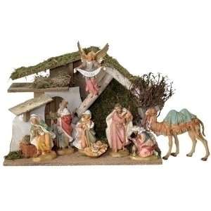   Fontanini 7.5 Wooden Italian Nativity Stable #50824