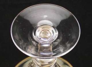 Antique Grape Etched Glass Cordial Goblet~Facet Cut  