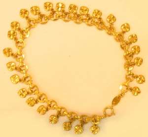 18k gold heart bracelet from singapore (7.0) #85  