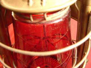 Antique Dietz King Fire Dept. Lantern with Red Globe   Pat 1891   93 