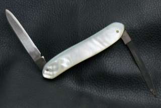   Cattaraugus Mother Of Pearl 3 Lobster Penknife Little Valley N.Y. USA