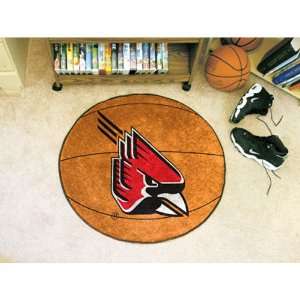 BSS   Ball State Cardinals NCAA Basketball Round Floor 