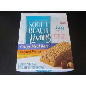  South Beach Living Caramel Peanut Crispy Bars 6 Boxes 36 Bars 