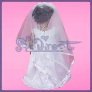 Bride Wedding Veil Dress for American Girl Kirsten New  