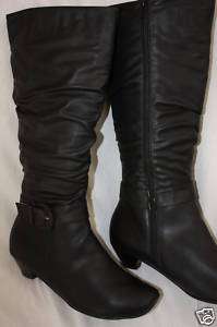 Womens Knee High Soft Comfort Leather Boots Sz 39 9  