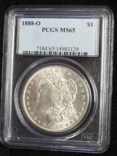 1888 O Silver Morgan Dollar PCGS MS65  