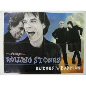  Rolling Stones Bridges To Babylon CD Promo Poster