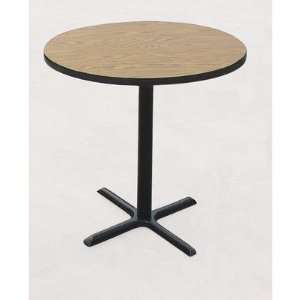  42 High Round Bar and Café Table Size 42 Round, Color 