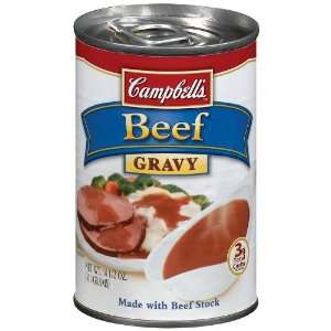 Campbells Beef Gravy, Ez Open, 14 oz  Grocery & Gourmet 