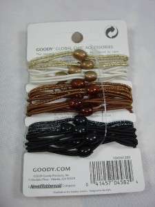 Goody Limited Edition 17 ponytailers gold black bronze  