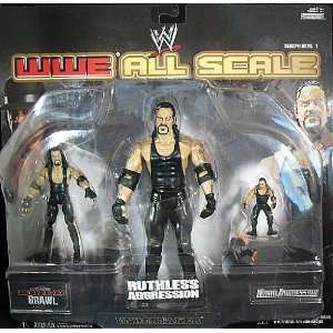  WWE Wrestling All Scale Series 1 Action Figure 3Pack Set 