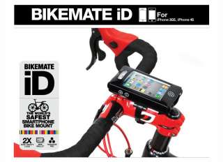   Bicycle Mount iPhone Holder Cycling Slim S Black+free kit [BikeMate