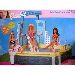 Barbie Fabulous Fountain Pool Playset (1999 Arcotoys, Mattel)