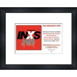 INXS Definitive   Custom Framed Original Ad   Framed Music Poster 