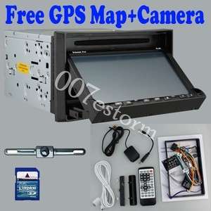   Din 7 Car Stereo DVD Player GPS Dual Zone Radio Ipod BT TV+Camera