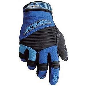  Fly Racing 303 Race Gloves, Blue/Black, Youth XS 