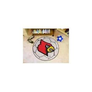  Louisville Cardinals Soccer Ball Rug