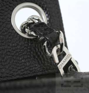 Chanel Black Quilted Caviar Leather Classic Mini Flap Bag  