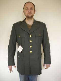 Vintage US ARMY Enlisted Military WOOL Jacket Tunic Dress COAT Uniform 