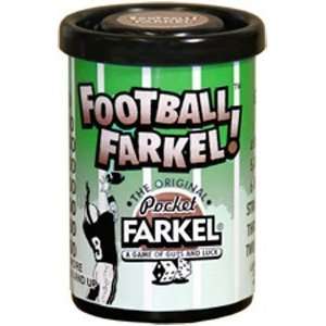  Pocket Farkel Dice Game   Miniature Set   Football Toys & Games