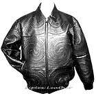 BRAND NEW MENS RAMS LEATHER JACKET DESIGN BY AL WISSAM 3XL