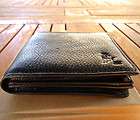 Coach vintage logo wallet black credit cards, coin purse, bills, snaps 