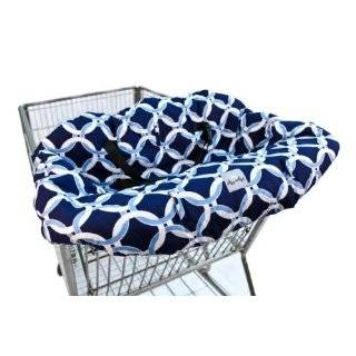 Itzy Ritzy Shopping Cart and High Chair Cover, Social Circle Blue