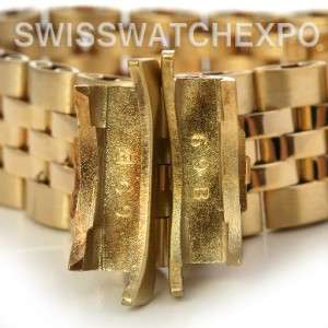 Rolex President Non Date 14K Gold Diamond Dial Watch 67197  