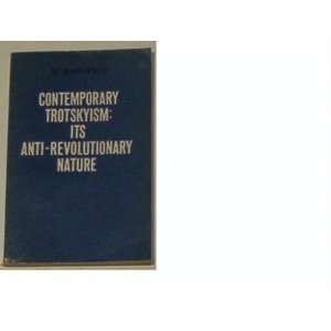   Trotskyism; its anti revolutionary nature M. I Basmanov Books