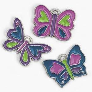  Butterfly Enamel Charms   Beading & Charms Arts, Crafts 