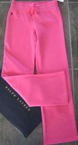 Polo Ralph Lauren Girls Large NWT Warm Up Athletic Sweatpants Pony 12 