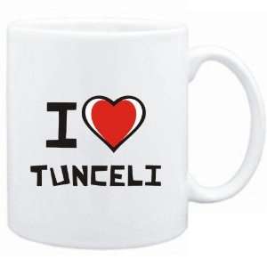  Mug White I love Tunceli  Cities