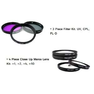     Four Macro Filters, UV, FLD and Polarizing Filters