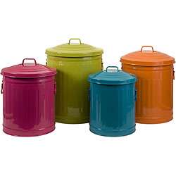 Set of 4 Americana Sunny Day Storage Containers  