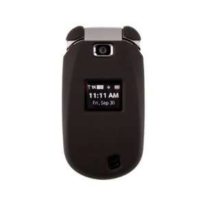 Reinforced Plastic Phone Protector Cover Case Black For LG Revere