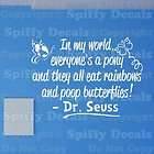 dr seuss wall stickers  