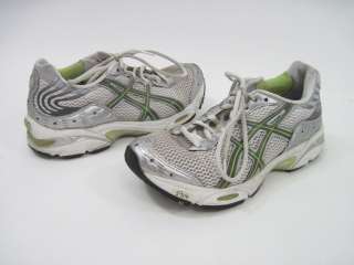 ASICS Gray Lime Running Shoes Sneakers Flats Size 7  