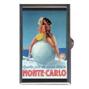 Monte Carlo Beach Girls Retro Coin, Mint or Pill Box Made 