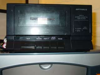  REALISTIC OPTIMUS SCP 31 STEREO CASSETTE TAPE PLAYER,LOOK  